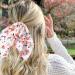 Floral Ribbon Hair Scrunchie Set - 16 Styles Seamless Elastic Hair Ties for Women and Girls - Buy Online on GoSupps.com