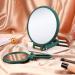 Willbond 2 Pieces 15x Magnifying Handheld Mirror and 10x Travel Makeup Mirror - Double Sided Pedestal Mirror with 1/15x and 1/10x Magnification (Green) - Buy Online on GoSupps.com