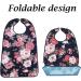 Pretty Roses Chic Floral Adult Bib for Elderly | Washable & Reusable with Snaps | Eating & Drinking Aid for Senior Women - Buy Online on GoSupps.com