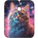 Space Cat Barber Cape | Adjustable Snap Hair Cutting Apron for Adults | Stylish Salon Essential - Buy Online on GoSupps.com