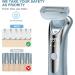 Bokefo Super Powerful Women's Electric Razor | Cordless Rechargeable Face Shaver & Bikini Trimmer | Pubic Hair Removal | Prim Blue - Buy Online on GoSupps.com