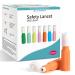 Glucoracy Safety Lancets  Sterile  Top Push Button Activated  28 Gauge  1.8 mm  100 Count  1 Pack