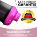 Buy Protein Shaker Deluxe 400ml | Leak-Proof BPA-Free with Sieve & Scale | Perfect for Whey Protein BCAA & Fitness Mixes | Black & Pink - Buy Online on GoSupps.com