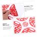 Angoily 50 sheets Decors Wedding Chinese Decals Door Delicate Decorative Traditional Stickers Red 5.5X5.5CM - Buy Online on GoSupps.com