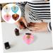 FRCOLOR 4 Sets nail holder magnetic mount magnetic tools magnetic base Nail Art Practice Stand Nail Art Stand nail stand nail tools nail palette Nail Tip Holders lotus resin Manicure tools - Buy Online on GoSupps.com