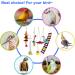 6-Pack Bird Parrot Swing Ladders & Chewing Toys - Cage Accessories for Small Parakeets, Cockatiels, Lovebirds, Conures, Macaws, Finches - Buy Online on GoSupps.com