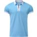 2023 Fashion New Shirt Sleeve Turn Down Blouse Men's Zipper Collar Splice Solid Polos Casual Men's Blouse Men S Tailo Shirt XL Blue - Buy Online on GoSupps.com
