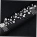 DOITOOL Hair Comb Rhinestone Barrette Clipss Wedding Headpiece for Bride Wedding Hair Accessories Bride Headpiece Pearls for Crafting Bridal Hair Pin Twist Beads Women's Double Head Alloy - Buy Online on GoSupps.com