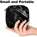 Abstract Marble Sanitary Napkin Storage Bag | Portable Period Pouch for Women & Teens | Menstrual Cup & Nursing Pad Holder | Multi-colored - Buy Online on GoSupps.com