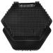 minkissy Silicone Face Scrubber Double Sided Face Cleansing Brush Manual Skin Care Face Exfoliator for Women Men Black