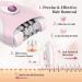 Bubbacare Epilator for Women for Face Legs Arms Armpit Bikini - Pink - Buy Online on GoSupps.com