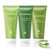 Aloderma Aloe Cleanser Set 3 Pieces - Hydrating Soothing Oil Control Cleansers - Face Wash Set