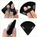 6 Pcs Black Sponge Loose Powder Puff Foundation Concealer Face Makeup Make Up Triangle Sponges Velour Beauty Setting Artist Grip Liner Body Skin Brighten Brow Lift Cosmetic Tools - Buy Online on GoSupps.com