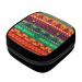 GIAPB Period Bag Sanitary Napkin Storage Bag Pad Holder for Period Makeup Pouch African Stripe Art Color499