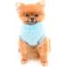 Smalllee Lucky Store Sherpa Fleece Sweater Vest for Small Dogs & Cats | Warm Turtleneck Sweatshirt for Autumn & Winter | D-Ring Design for Yorkies & Chihuahuas | Size XL Blue - Buy Online on GoSupps.com