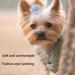 Hayaww 8 PCS Dog & Cat Hair Accessories - Stylish Bowknot Hair Ties & Grinding Gear for Pets - Buy Online on GoSupps.com