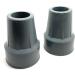 Quantum Leap 17-19mm Pack of Four Heavy Duty Rubber Ferrules Z Type Metal Washer for Extra Strength Crutch Tips Walking Stick Feet - Walking Stick Rubber Tips (19mm Black Crutch) (19mm Grey x 4) - Buy Online on GoSupps.com