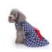 Petcute dog dress pet little dog clothes dog summer dress pet dog dress beautiful flower pet clothing Elegant Bowknot puppy skirt dog princess clothes tutu wedding lace dress xs dark blue - small white flower