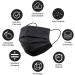 TBOC Disposable 3-Layer Hygiene Masks - 200 Soft Lightweight Breathable Black Masks with Nose Clip - International Shipping Available - Buy Online on GoSupps.com