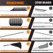 3-Piece Carbon Fiber Teasing & Pintail Comb Set - Fine Teeth Salon Styling Combs for Men and Women - Buy Online on GoSupps.com