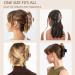 12 Pack Large Hair Claw Clips - Strong Hold Rectangle Flower Claw Clips for Women - Matte Finish Banana Clips - 3 Styles, Neutral Colors (Black, Coffee, Khaki, Beige) - Buy Online on GoSupps.com