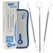 Oral Dental Care Kit for Teeth Cleaning Whitening Calculus Tartar Tools Mirror for Personal & Pets use