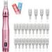 PELCAS 2 in 1 Microneedling Pen Derma Pen with 2 LED Colors & 6 Speeds Dermapen LCD Display with 24 Replacement Cartridges Rechargeable Cordless 0-2 mm Adjustable for Skin Care - Buy Online on GoSupps.com