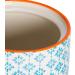Nicola Spring Blue/Orange Patterned Porcelain Kitchenware Pot | Stylish International Shipping - Buy Online on GoSupps.com