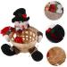STOBAZA Decoration Lovely Desktop Home Container Adornment Basket for Decor Candy Tabletop Christmas Brown 17X17CM - Buy Online on GoSupps.com