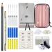 Microblading Supplies  Mokohoa Microblading Kit with Eyebrow Mapping Kit Microblading Pen Microblade Eyebrow Pen Brow Mapping Kit de Maquillaje PMU Supplies Brow Daddy Pigment for Beginners & Artist