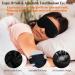Heated Eye Masks for Dry Eyes | Vowleike Cordless Rechargeable Warm Compress | Washable USB Thermal Eye Pad for Stye Blepharitis & MGD | Perfect Gift (Black - Buy Online on GoSupps.com