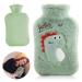 Heat bottle Children hot water bottle with cover heat bottle for the hand of the foot body keep your body warm bed bottle with cover hot water sac removable and washable hot water bottle best Christmas & winter gifts Dinosaurs