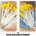 Alipis 12pcs bean sprouts Model decorations pretend lifelike vegetable adornment decorate fruit vegetables decorative vegetable artificial pvc Green bean sprouts Yellow 9.00X1.00X1.00CM - Buy Online on GoSupps.com