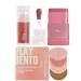Kaja Juicy Glass Lip Plumping Oil 08 Cherry Cola + Dewy Bar - Creamy Multi-Stick Blusher & Lip Balm 04 Fig Smoothie Sorbet 10g + 3-in-1 Blendable Sculpting Trio - Play Bento 01 Butter Up Bundle