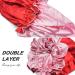 Double Layer Extra Large Silk Bonnet for Women - Red Wine Satin Sleeping Cap for Curly & Natural Hair - Buy Online on GoSupps.com