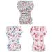 Babygoal Reusable Swim Diapers 0-3T 3 Pack - Adjustable & Washable - Boys & Girls Swimwear - Small Size - Rose & Peach Blossom Design - Perfect for Swimming Lessons & Gifts - Buy Online on GoSupps.com