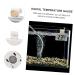 MipCase Multifunction Water Thermometer for Terrarium & Aquarium - Accurate Temperature Measurement Hygrometer ABS White 5.5x5x1.5cm - Buy Online on GoSupps.com