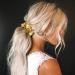 Bartosi Gold Hair Scrunchies - Pack of 2 | Elastic Hair Ties for Women and Girls | Sparkly Metallic Ponytail Holder | Fashion Hair Accessories - Buy Online on GoSupps.com