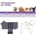 Microfiber Dogs Bathrobe | Absorbent Dog Towel Coat with Velcro | Perfect for Large & Small Dogs - Buy Online on GoSupps.com
