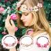 Qazuwa Flower Hair Wreaths - 6-Piece Flower Crown Set for Weddings Beach & Photo Shoots | Perfect Hair Accessories for Girls - Buy Online on GoSupps.com