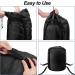 46L Compression Stuff Sack | Lightweight & Waterproof Storage for Sleeping Bags | Ideal for Camping, Hiking, Travelling | Backpacking Essential - Black - Buy Online on GoSupps.com