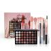 Holzsammlung All in One Makeup Kit 40 Colors Eyeshadow Palette Christmas Makeup Kit Full Starter Cosmetics Set with Makeup Brushes Brow Pencil Mascara Women and Teens Makeup Gift Set A05