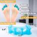 Toe Separators for Women & Men - Bunion Pads for Pain Relief | Improve Toe Issues with Sebs Material | Yoga Toes for Bunion Hammertoes & Overlapping Toes (2 Pairs Blue & Transparent - Buy Online on GoSupps.com