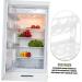 Mikikit Egg Storage Rack Refrigerator Egg Stand for Fridge Door Egg Rack Fridge Egg Holder Devil Organizer White 25.00X20.00X11.00CM - Buy Online on GoSupps.com
