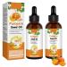 Hair care oil hair oil 2 piece of pumpkin seed oil for hair 60ml pumpkin seed oil 100% pure pumpkin seed oil organic perfect for hydratization & repair of dry damaged hair for men and women orange-1