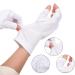 AOVNA 1 Pair Nail Gloves UV Protective Nail Gloves Fingerless Nail Gloves UV Shield Gloves for Nail Art Manicures (White) - Buy Online on GoSupps.com