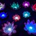 SUQ 5 Pieces Lotus Lamp for Outdoor Waterproof LED Garden Light Artificial Lotus Floating Light Floating Flower Lantern Decoration Lighting for Garden Yard Swimming Pool Pond Fountain 18CM - Buy Online on GoSupps.com
