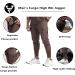 ZACAGO Men's Lightweight Cargo High Rib Jogger Slim Fit Pants - Large Black - Buy Online on GoSupps.com