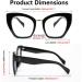 FEISEDY Oversized Blue Light Blocking Glasses for Women - Retro Cateye Computer Glasses B4107 - Black 65cm - Shop Internationally - Buy Online on GoSupps.com