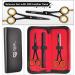 Cigati Hairdressing Scissors Set - 6.5 Inch Barber Hair Cutting Tools with Thinning Scissors | Stainless Steel Razor Edge Blades for Professional Stylists - Buy Online on GoSupps.com